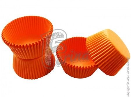  Форма для кексов оранжевая 50x30 50 шт.< фото цена